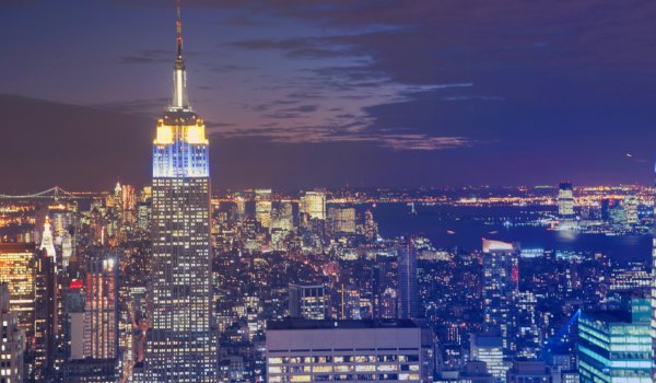 empire state building at night